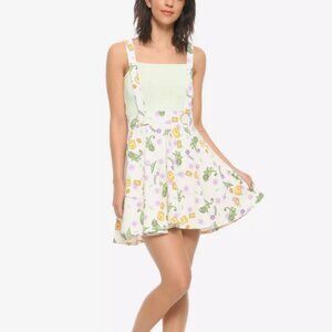 Hot Topic Disney Tangled Pascal & Lanterns Suspender Skirt Size 3XL